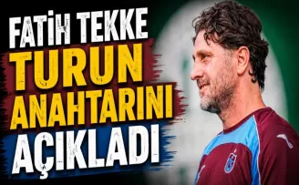 Fatih Tekke turun anahtarını açıkladı