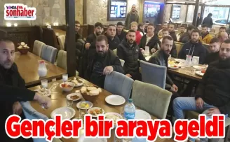 Gençler bir araya geldi