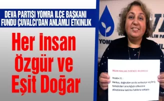 Her İnsan Özgür ve Eşit Doğar