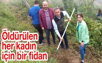 Her kadın için bir fidan