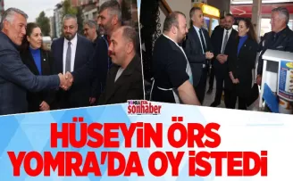 HÜSEYİN ÖRS YOMRA’DA OY İSTEDİ