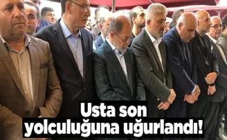 İbrahim Usta son yolculuğuna uğurlandı! Törene o isimler katıldı
