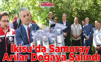 İkisu’da Samuray Arılar Doğaya Salındı