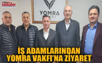 İş insanlarından Yomra Vakfı’na ziyaret