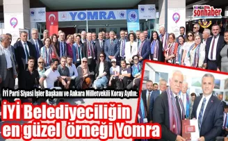 İYİ Belediyeciliğin en güzel  örneklerinden biri Yomra