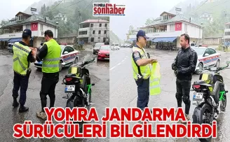 Jandarma bilgilendirdi