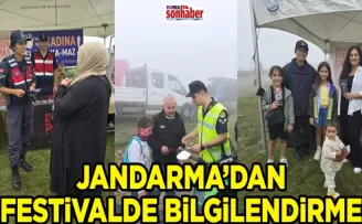 Jandarma’dan fesitivalde bilgilendirme