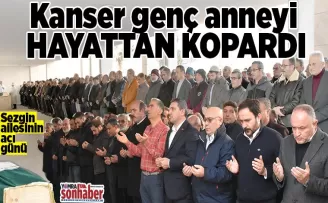 Kanser genç anneyi  hayattan kopardı