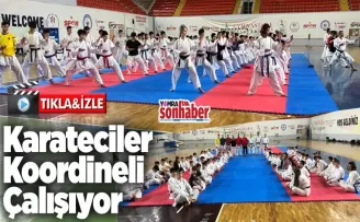 Karateciler Koordineli Çalışıyor