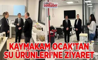 Kaymakam Ocak’tan Su Ürünleri’ne Ziyaret