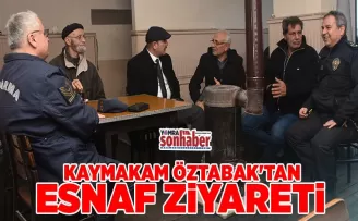 KAYMAKAM ÖZTABAK’TAN  ESNAF ZİYARETİ 