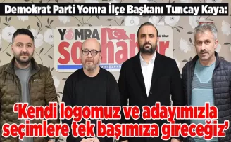 Kendi logomuz ve adayımızla seçimlere tek başımıza gireceğiz