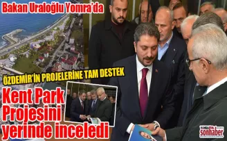Kent Park Projesini yerinde inceledi