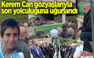 Kerem Can’nın cenazesinde gözyaşları sel oldu