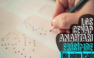 LGS’nin soruları ve cevap anahtarları yayınlandı