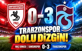 MAÇ SONUCU | SAMSUNSPOR 0-3 TRABZONSPOR