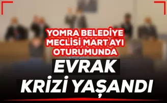 Mecliste evrak krizi