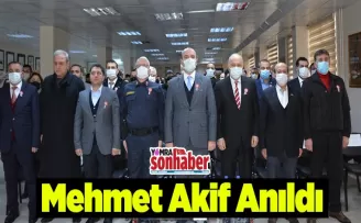 Mehmet Akif anıldı
