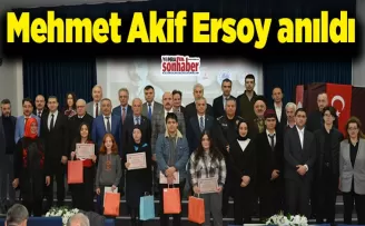Mehmet Akif Ersoy anıldı