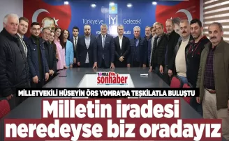 Milletin iradesi neredeyse biz oradayız