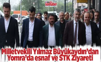 Milletvekili Büyükaydın’dan STK ve esnaf ziyareti