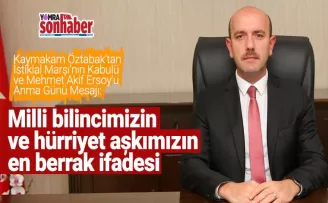Milli bilincimizin ve hürriyet aşkımızın en berrak ifadesi