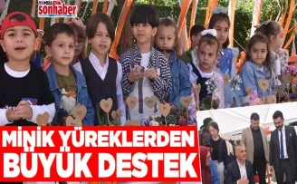 Minik Yüreklerden Büyük Destek