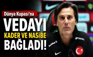 Montella, Dünya Kupası’na vedayı kader ve nasibe bağladı!