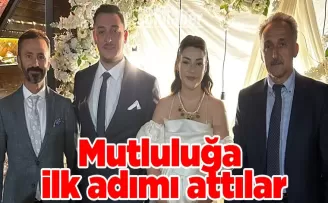 Mutluluğa ilk adımı attılar