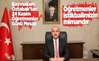 Öğretmenler istikbalimizin mimarıdır