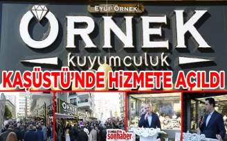 ÖRNEK KUYUMCULUK KAŞÜSTÜ’NDE HİZMETE AÇILDI