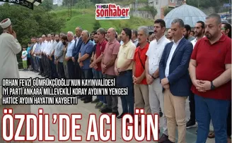 Özdil’de acı gün