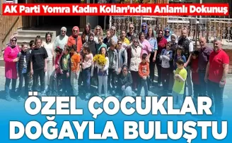 Özel Çocuklar  Doğayla Buluştu