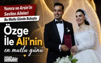 Özge İle Ali’nin en mutlu günü