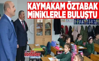 Öztabak öğrencilerle buluştu