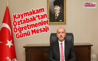 Öztabak’tan Öğretmenler Günü mesajı