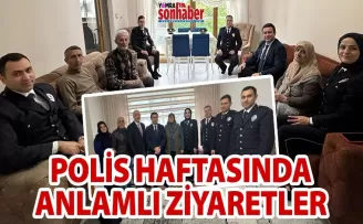 Polis haftasında anlamlı ziyaret