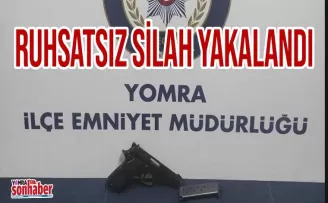 Ruhsatsız Silah Yakalandı