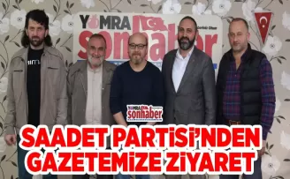 Saadet Partisi’nden gazetemize ziyaret