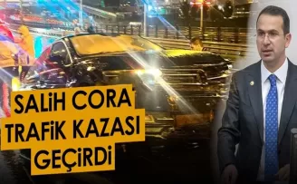 Salih Cora trafik kazası geçirdi!