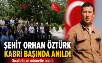 Şehidimiz Orhan Öztürk Kabri Başında Anıldı