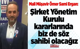Şirket Yönetim Kurulu Kararlarında Bizde söz sahibi olacağız