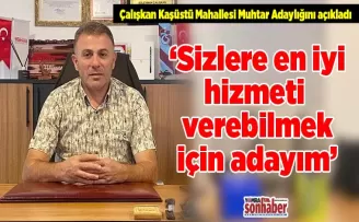 Süleyman Çalışkan Adaylığını açıkladı