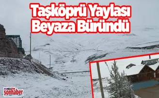 Taşköprü'ye Kar Yağdı