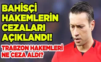 TFF bahisçi hakemlerin cezalarını açıkladı!