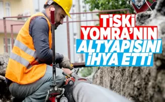 TİSKİ Yomra'nın altyapısını ihya etti!