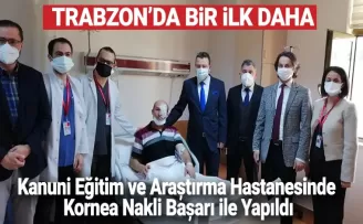 Trabzon’da Bir İlk Daha...