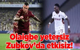 Trabzonspor’da Olaigbe yetersiz mi Zubkov ise etkisiz mi kalıyor?