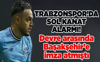 Trabzonspor’da Sol Kanat Alarmı