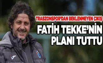 Trabzonspor’dan Beklenmeyen Çıkış: Fatih Tekke’nin Planı Tuttu